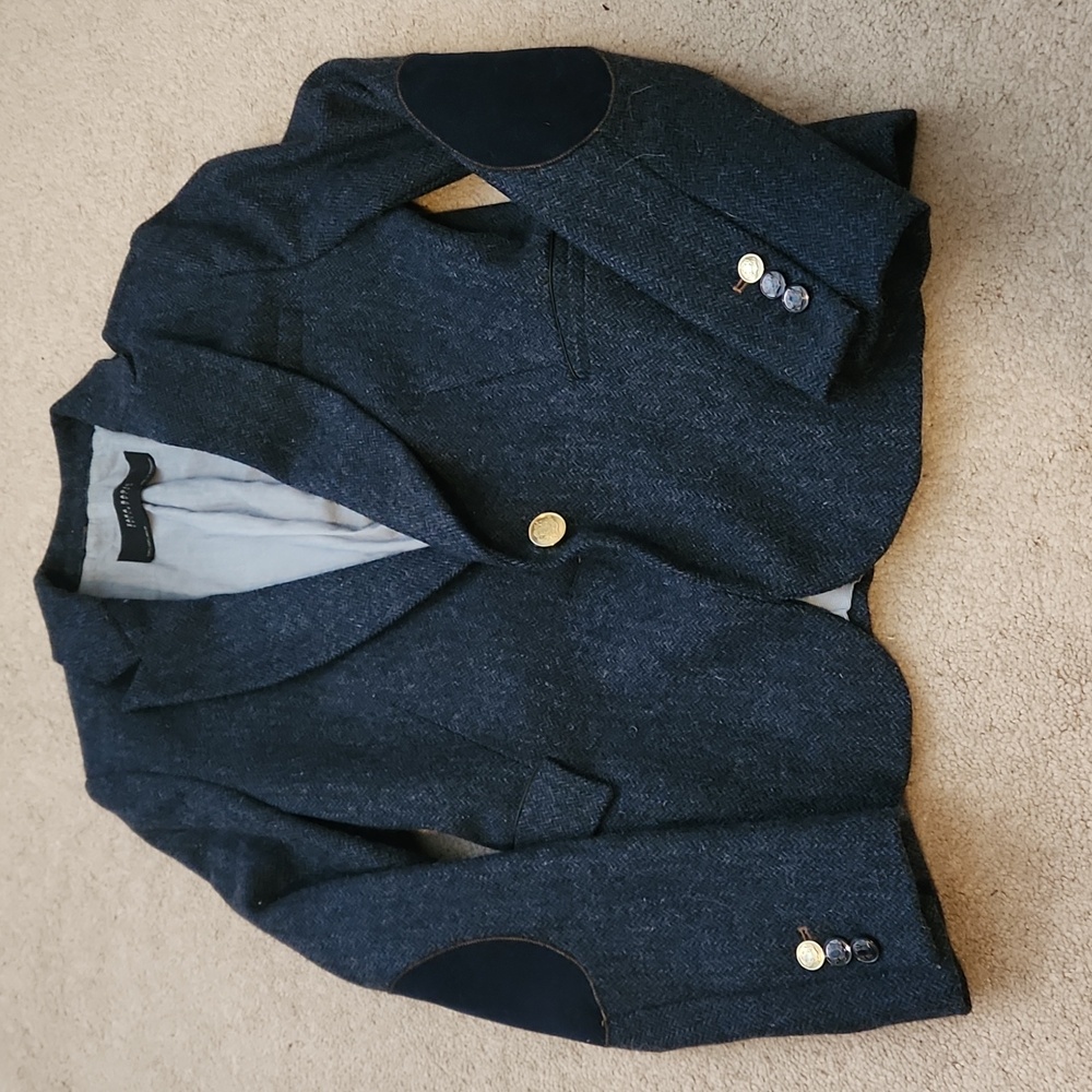 Zara 100% wool Large Blazer